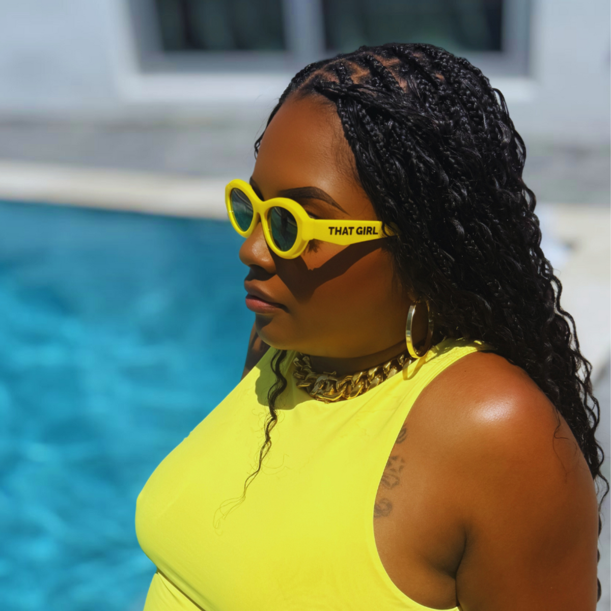THAT GIRL SUNNIES- YELLOW – XXVII XO COLLECTION